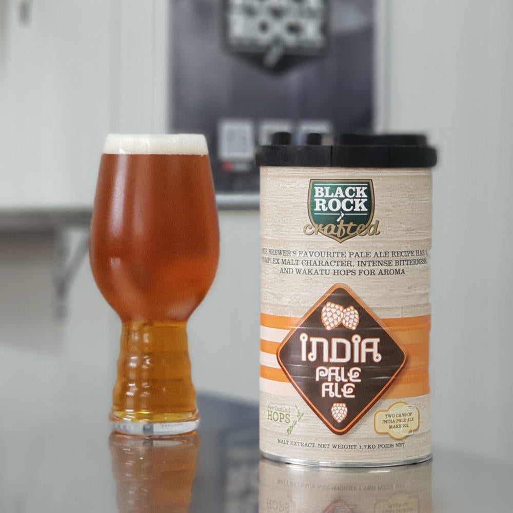 Black Rock Crafted India Pale Ale Liquid Malt Extract Beer Kit. A balanced IPA with citrus and subtle floral flavours.