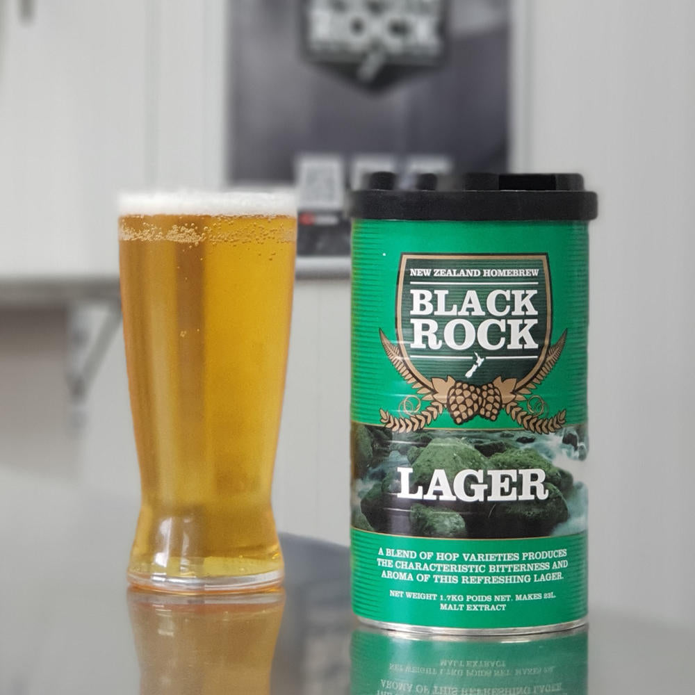 Black Rock Lager Liquid malt extract home brew beer kit. Make your own classic lager at home.