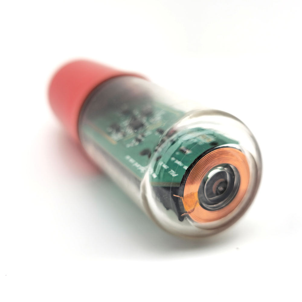 Wirelessly Charged RAPT Pill Hydrometer & Thermometer (Red Housing)