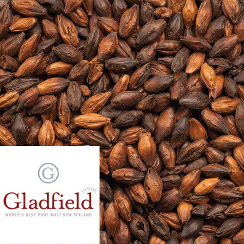 Gladfield (NZ) - Roasted Barley Malt - Adds a rich roast and dark espresso flavour 