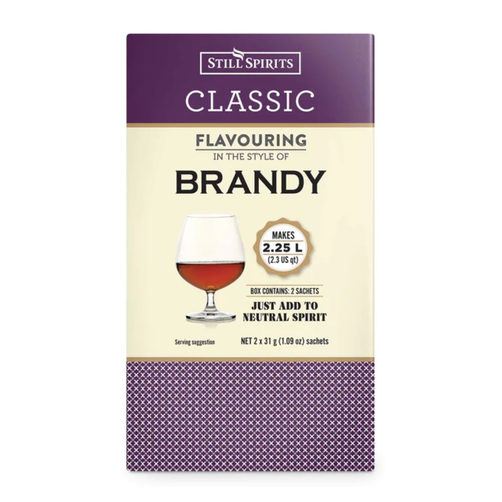 Brandy Spirit Flavouring - makes 2.25L of mellow, well aged and mature Brandy