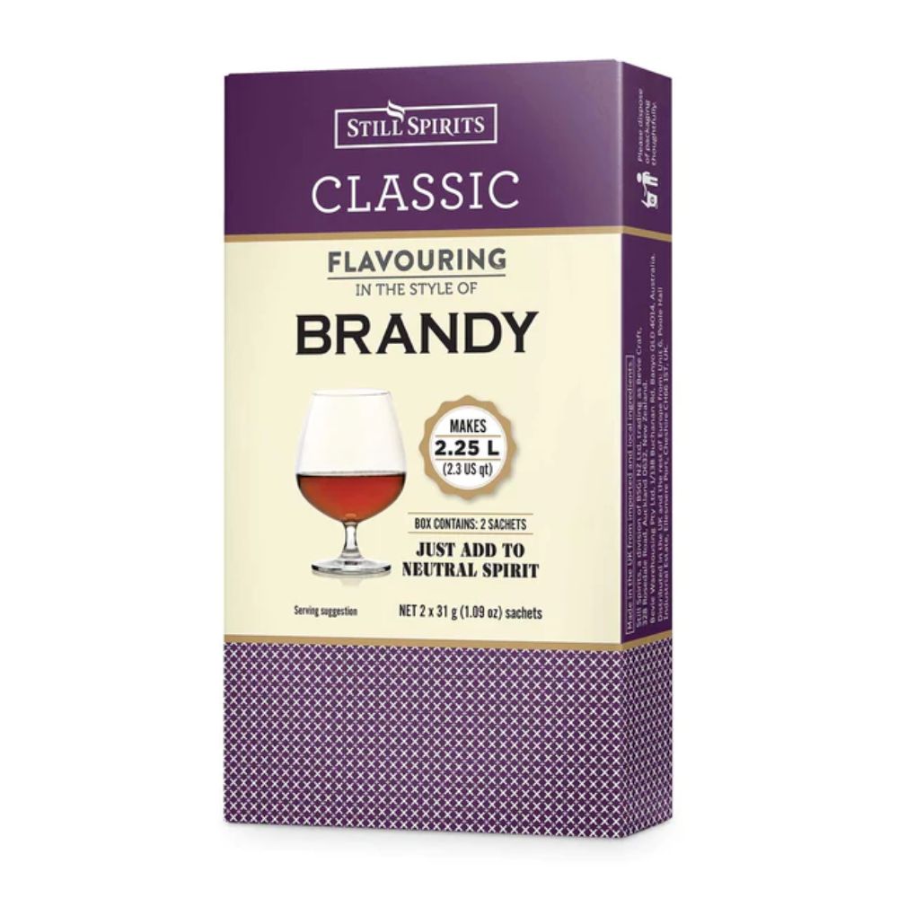 Brandy Spirit Flavouring - makes 2.25L of mellow, well aged and mature Brandy