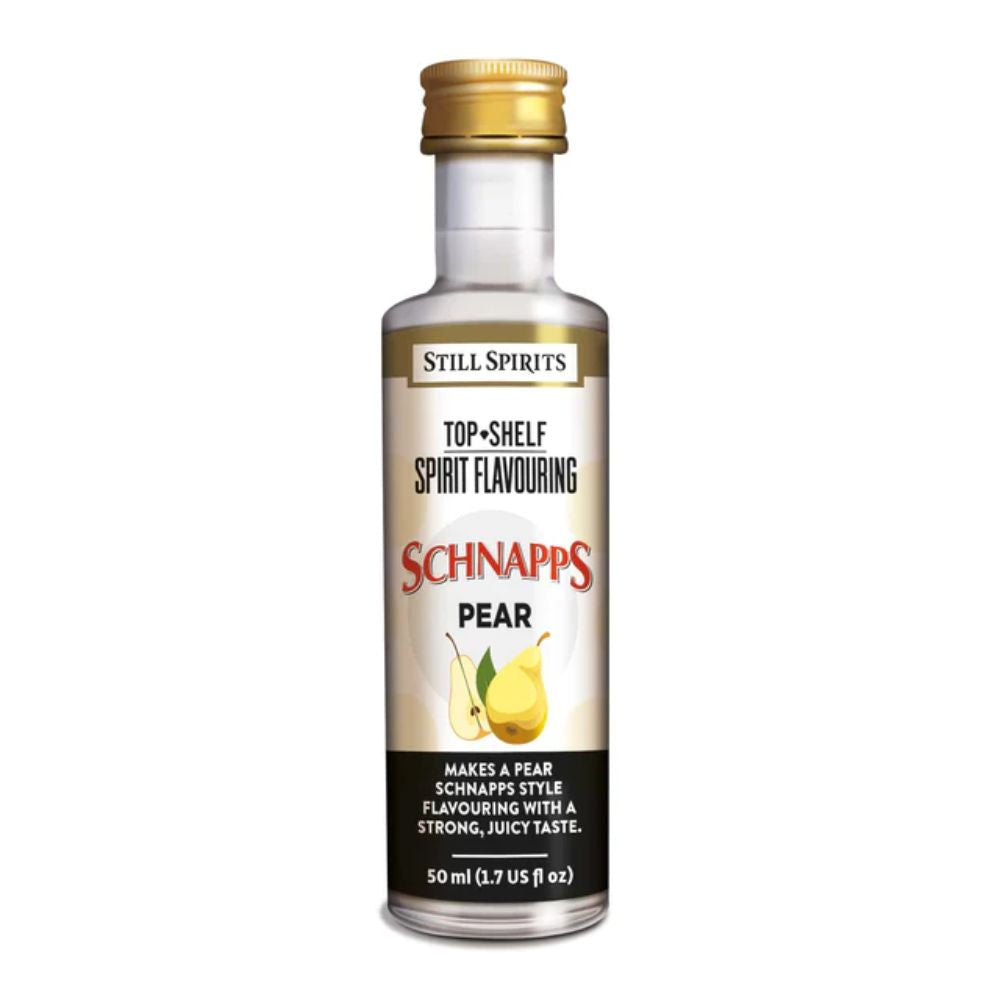 Pear Schnapps Flavouring Essence - Combine with Schnapps Base for a sweet liqueur with notes of juicy pear.