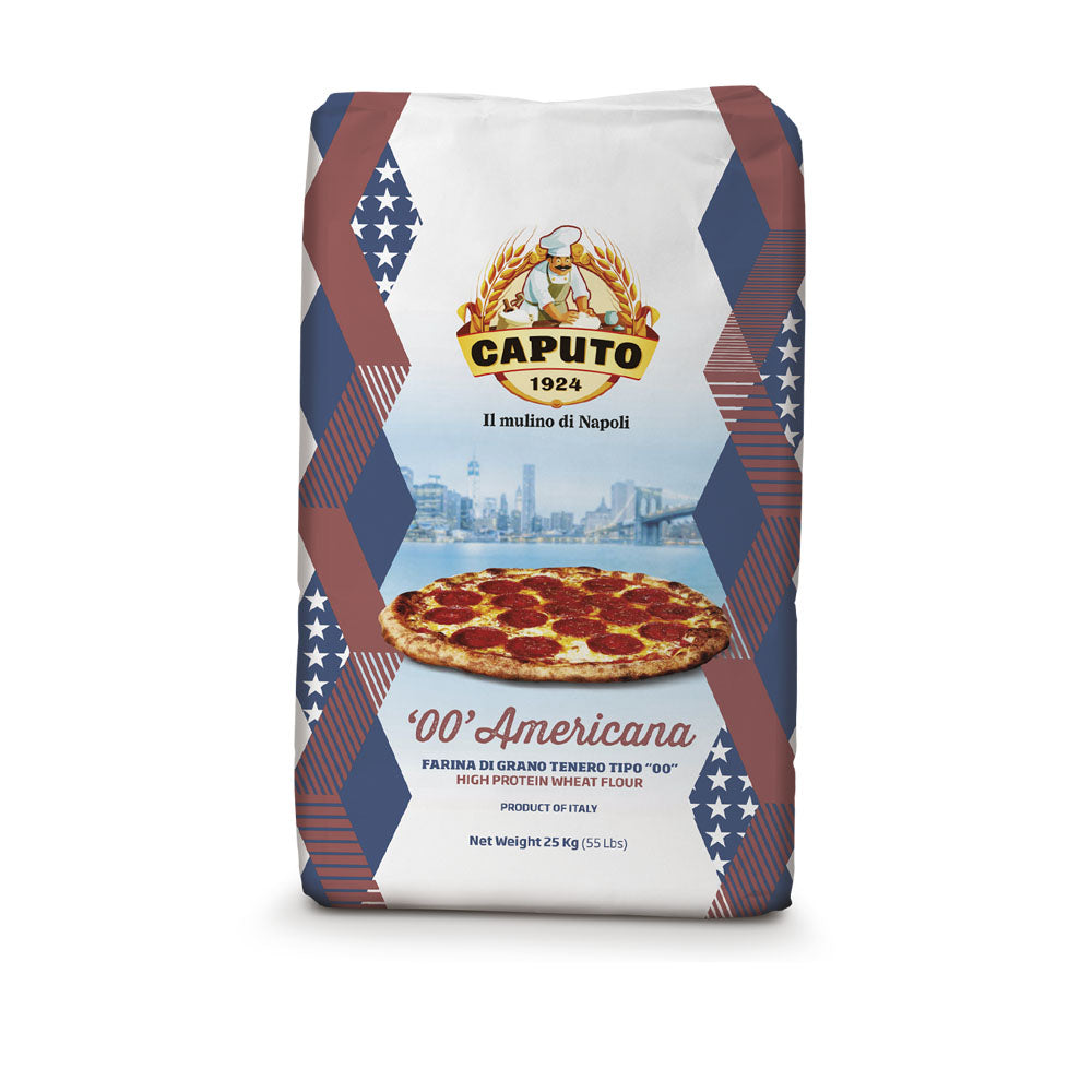 15kg Sack of Caputo "00" Americana Pizza Flour for Deep Dish New York Style pizzas at home.