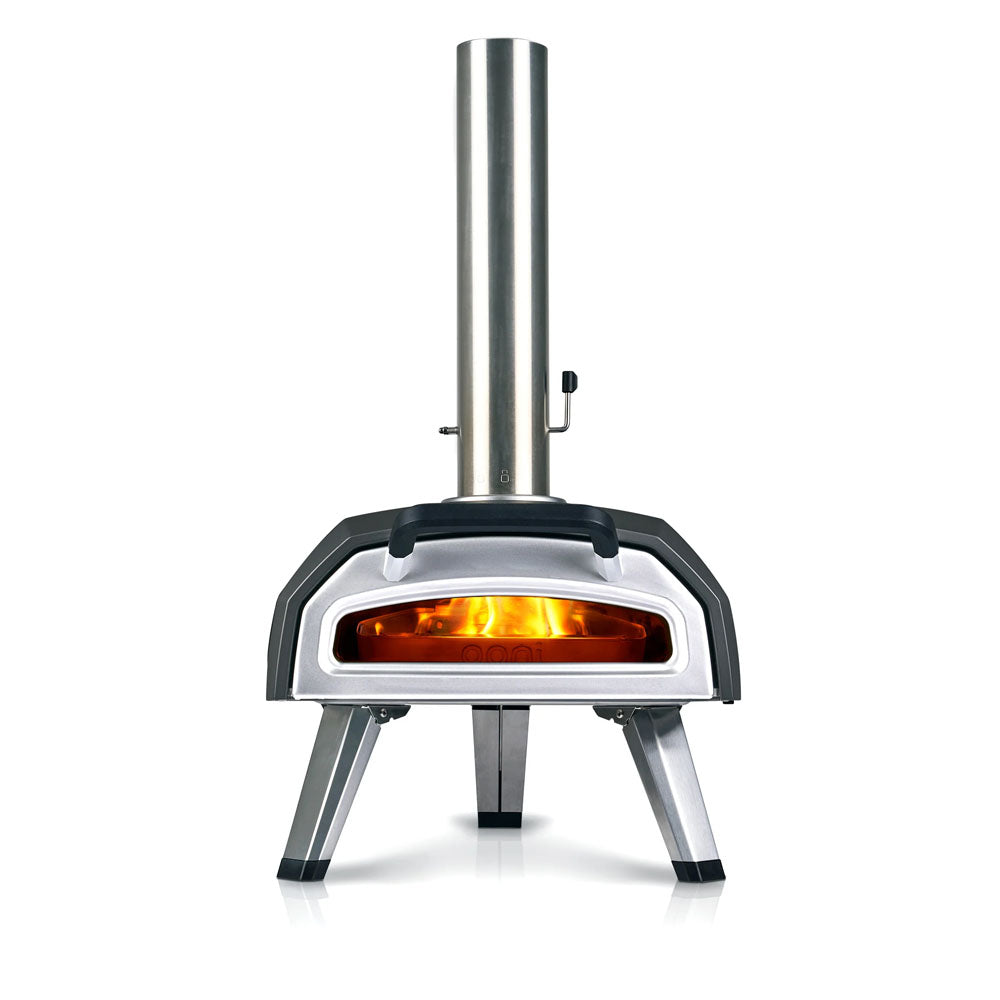 Ooni Karu 12G - Front on view of the best multi-fuel portable pizza oven