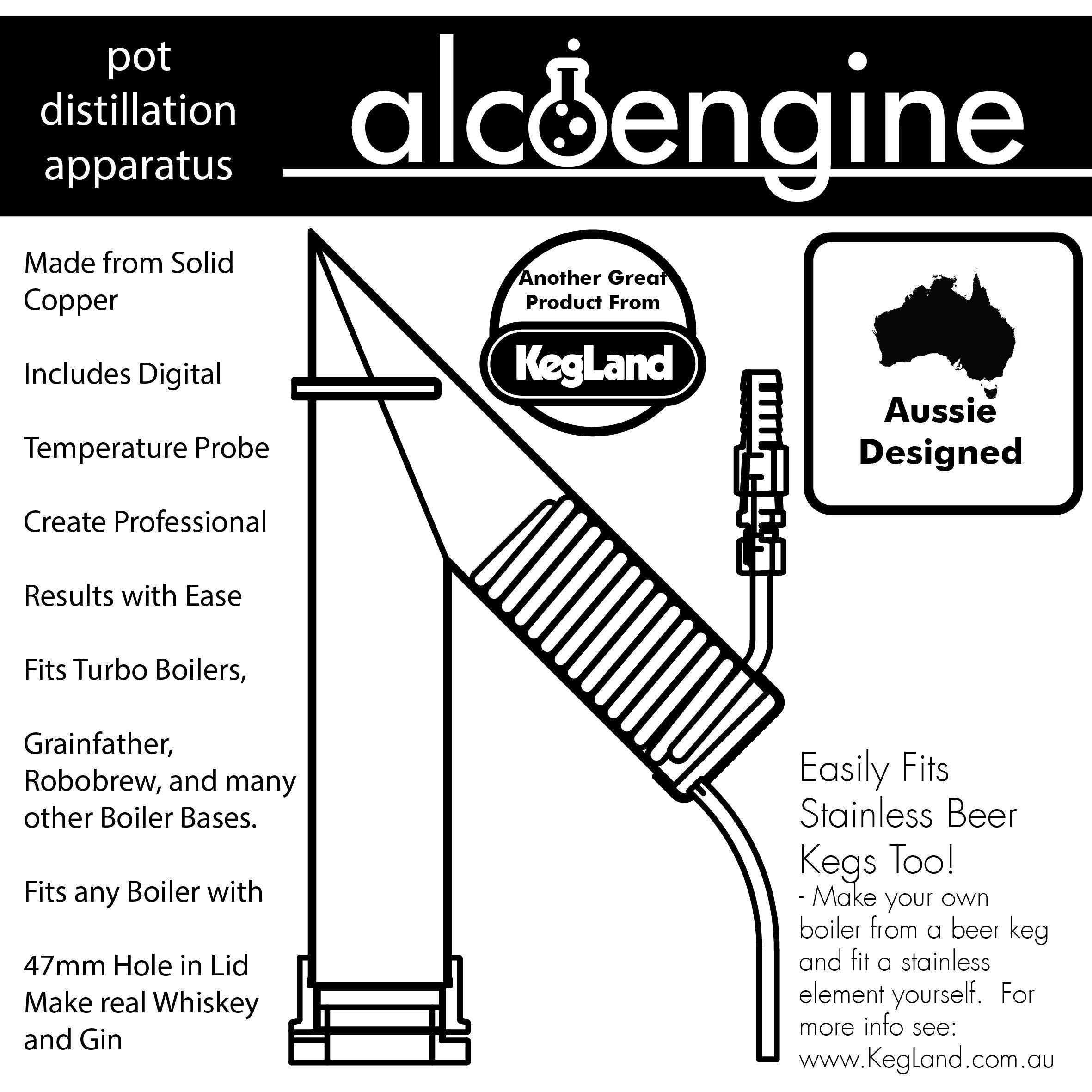 Alcoengine - Copper Pot Still - KegLand