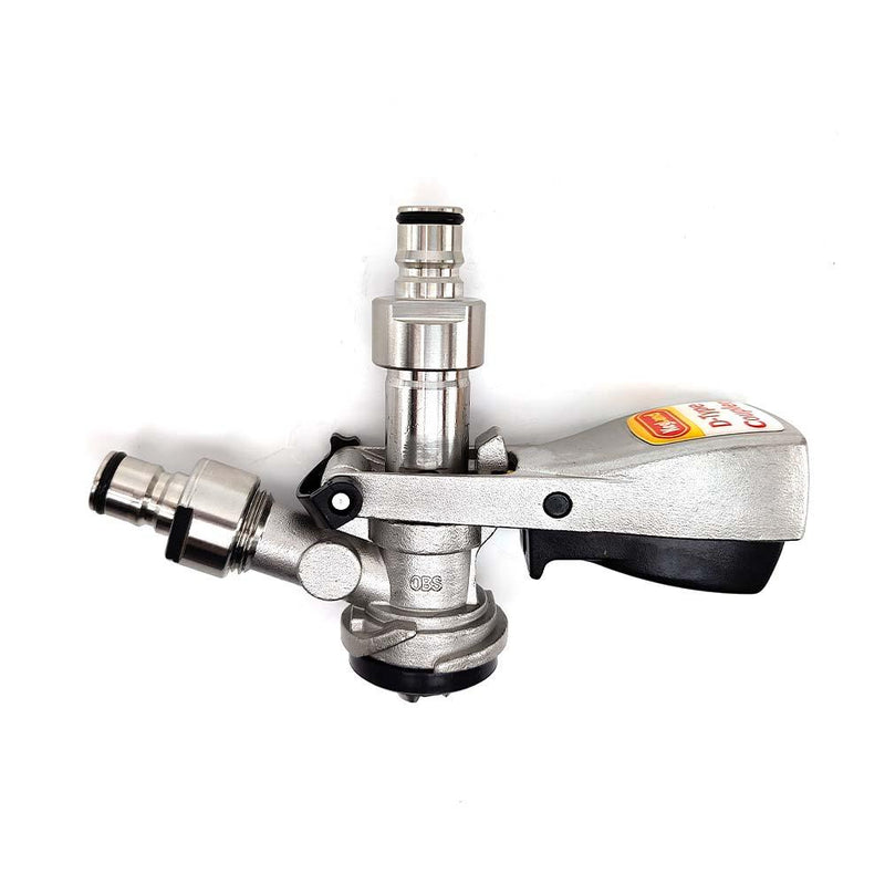 D-Type Keg Coupler - Full Stainless - Ball Lock Posts