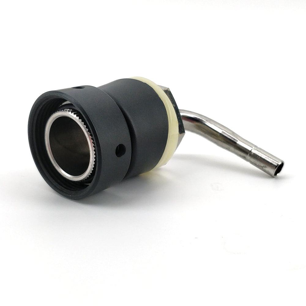 Black Short Shank - Stainless Steel (6.5mm1/4'' Tail suits Duotight -6.5mm 1/4' Reducer) - KegLand