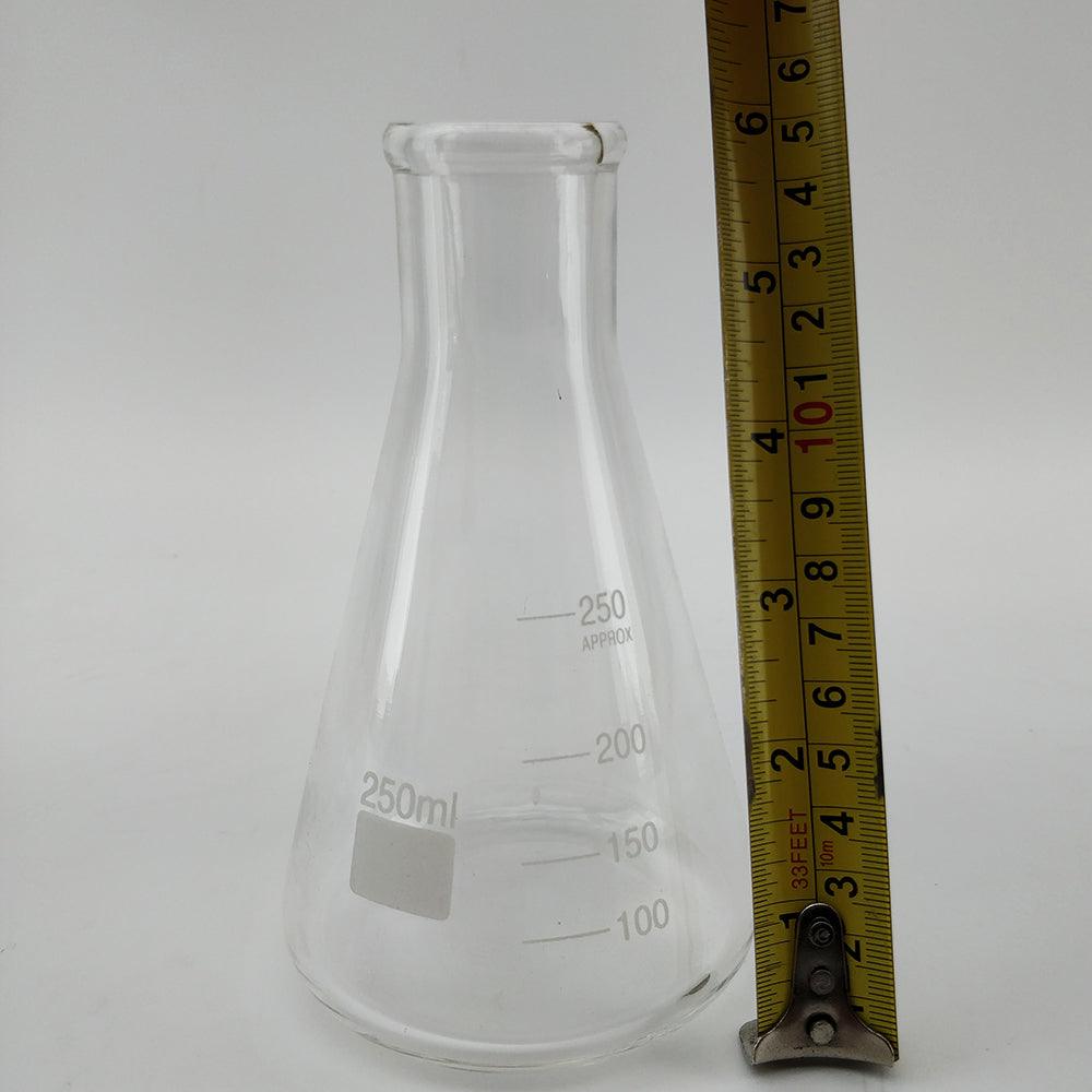 Borosilicate Erlenmeyer Conical Flask 250mL - KegLand