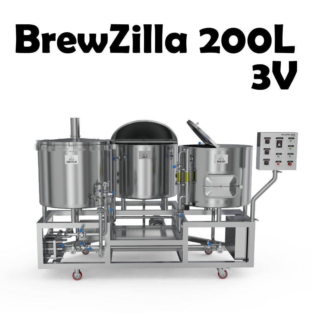 BrewZilla 200L - 3 Vessel Micro - Brewery - KegLand