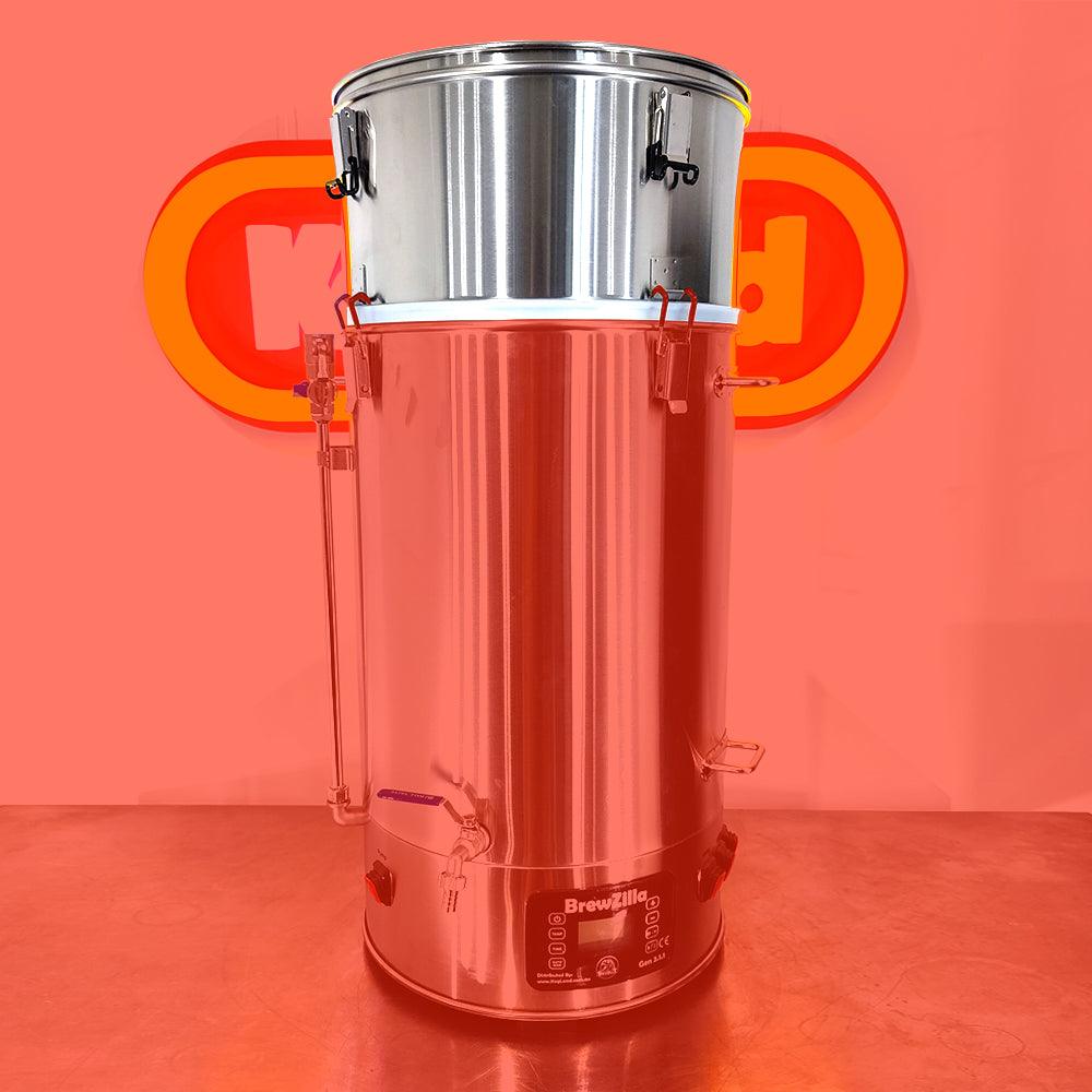 Brewzilla 65L - 24L Boiler Extension (Stainless steel) - KegLand