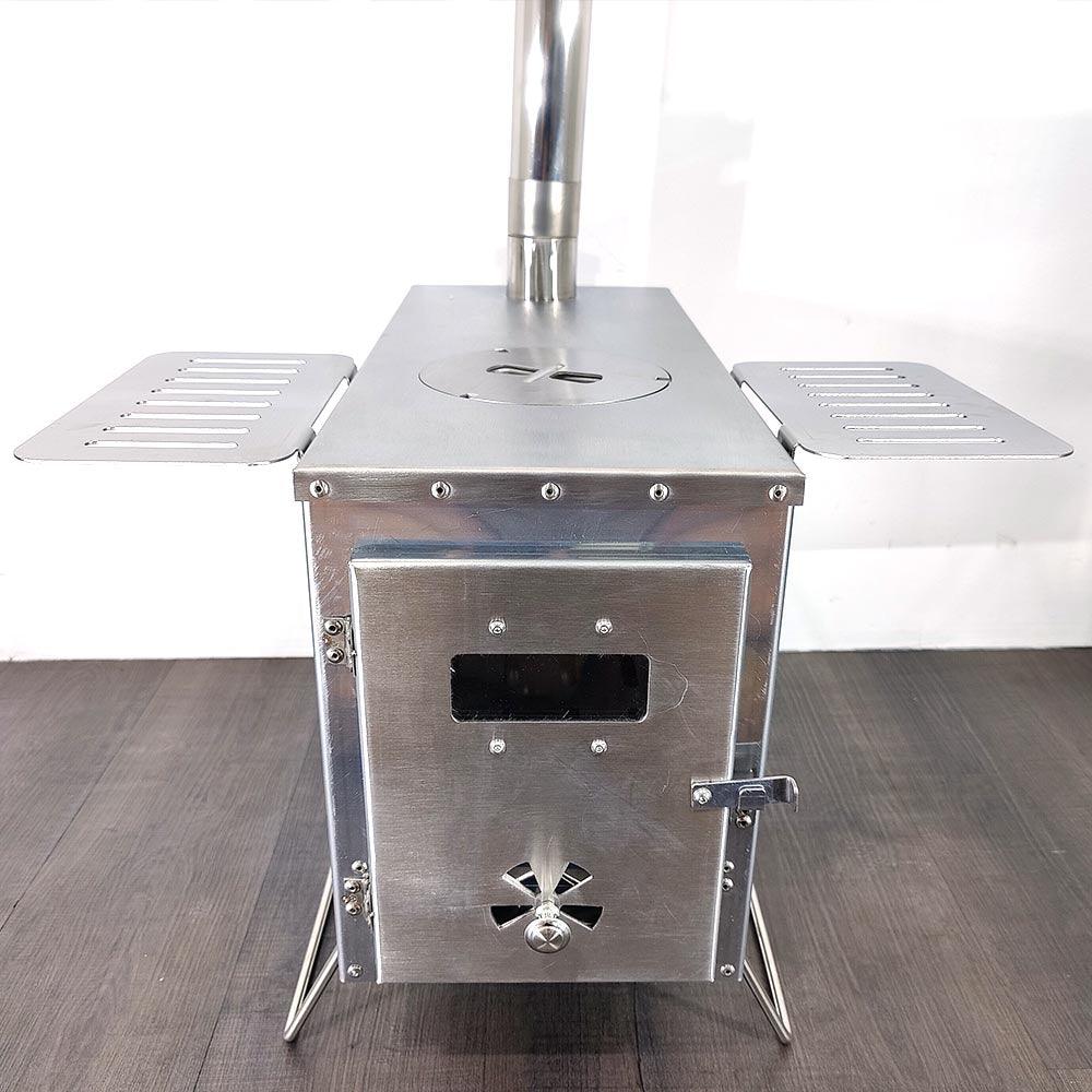 Camping Wood Fire Stove and Oven Combo - KegLand
