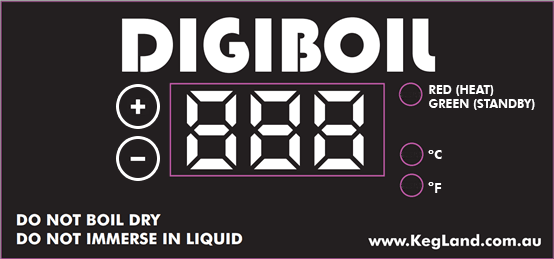 DigiBoil 65L - 3500watt - Digital 220-240V - KegLand