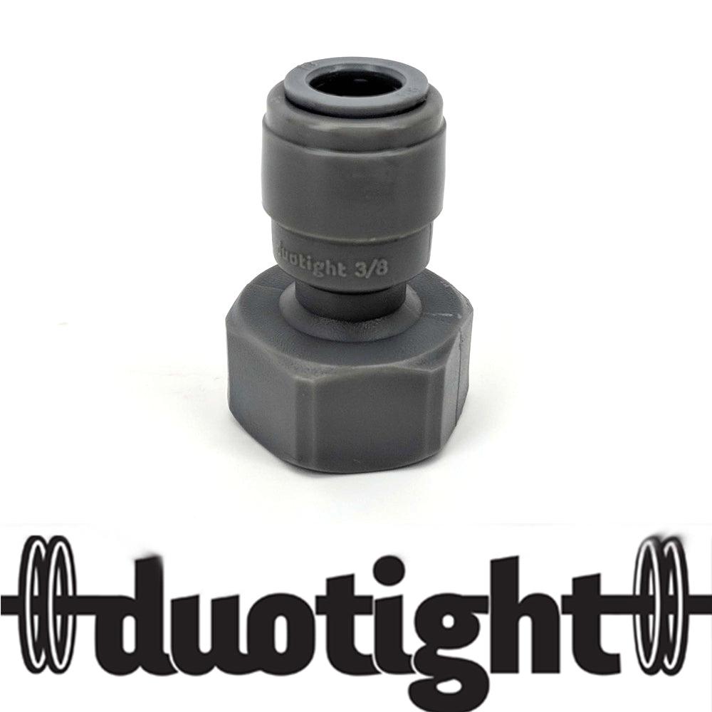 duotight - 9.5mm (3/8”) Female x 5/8” Female Thread (suits Keg Couplers and Tap Shanks) - KegLand