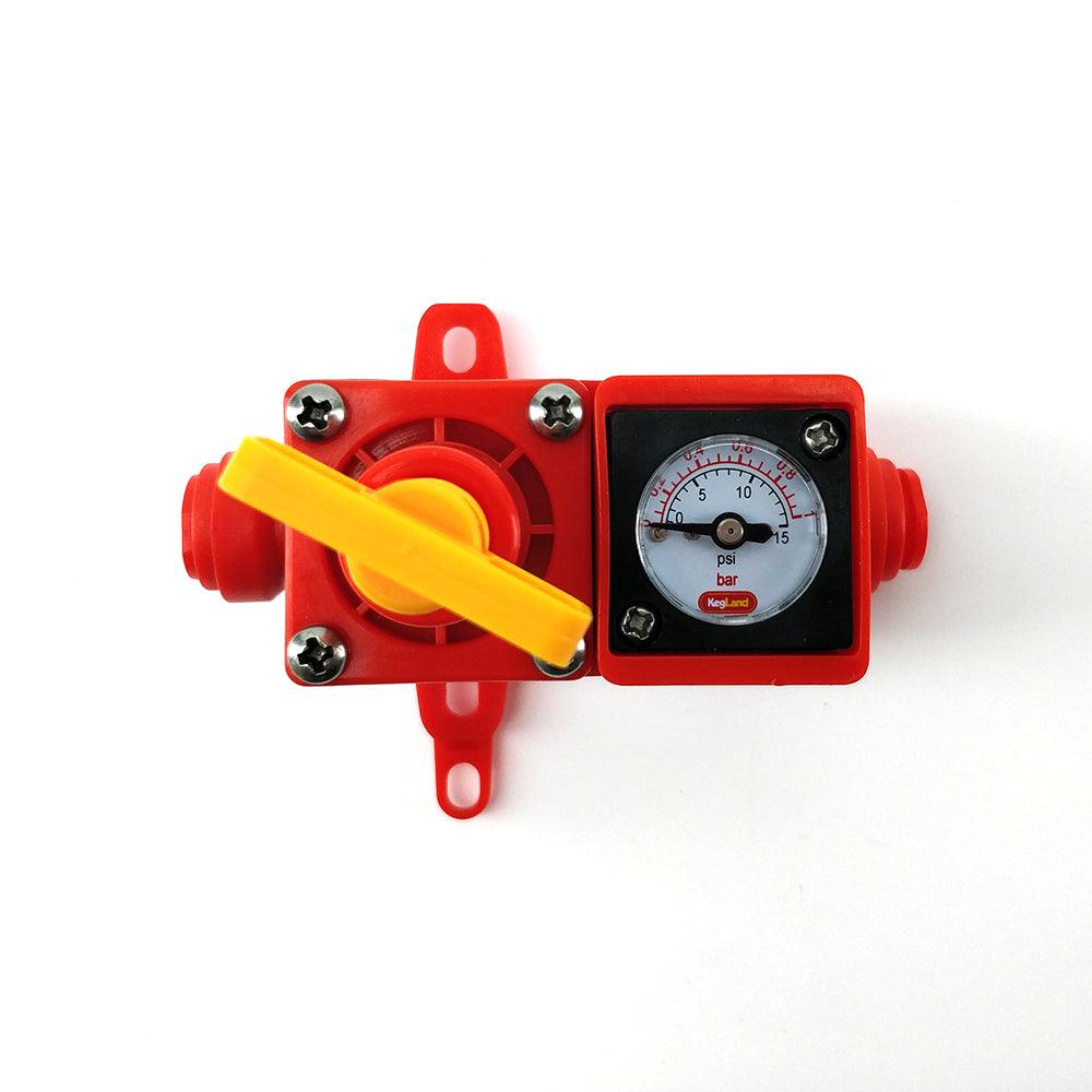 thumbnail image 2 of KegLand DuoTight BlowTie 2 Spunding Valve – Pressure Relief With 0-60 PSI Gauge 2 of 5