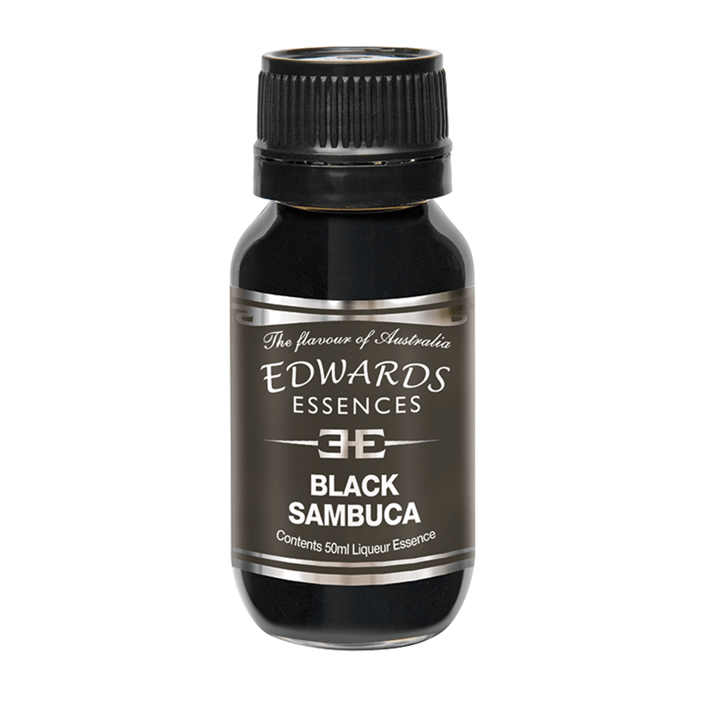Edwards Essences - Black Sambuca Liqueur 50mL - KegLand