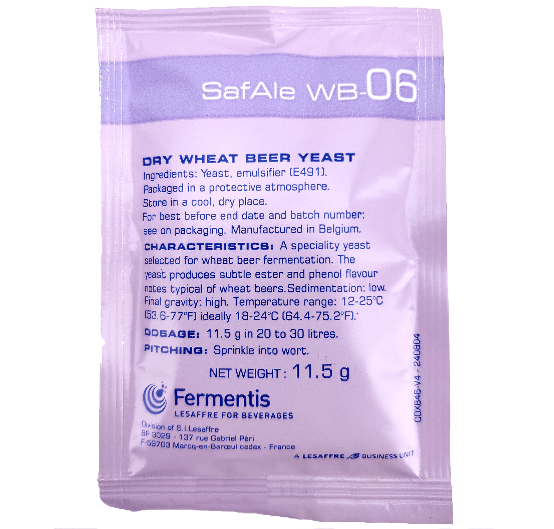 Fermentis SafAle WB-06 x 11.5g Yeast - KegLand