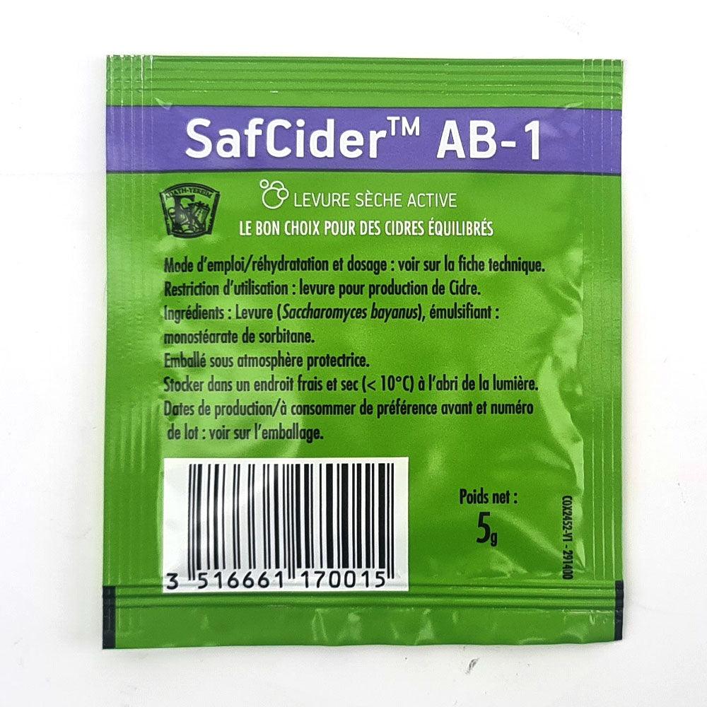 Fermentis SafCider - AB-1 x 5g Yeast - KegLand