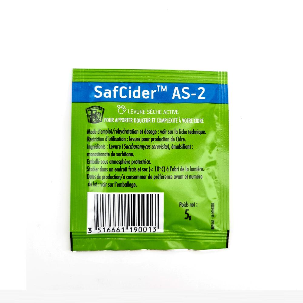 Fermentis SafCider - AS-2 x 5g Yeast - KegLand