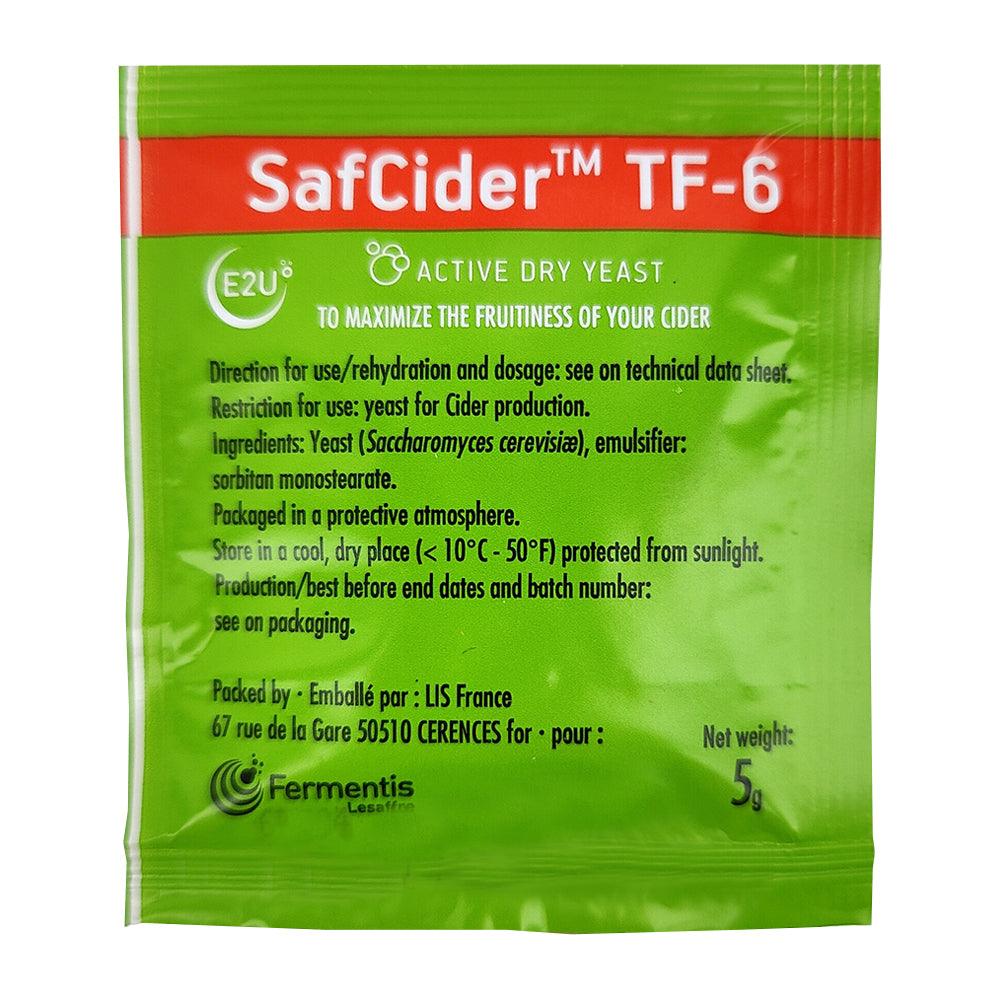 Fermentis SafCider - TF-6 x 5g Yeast - KegLand
