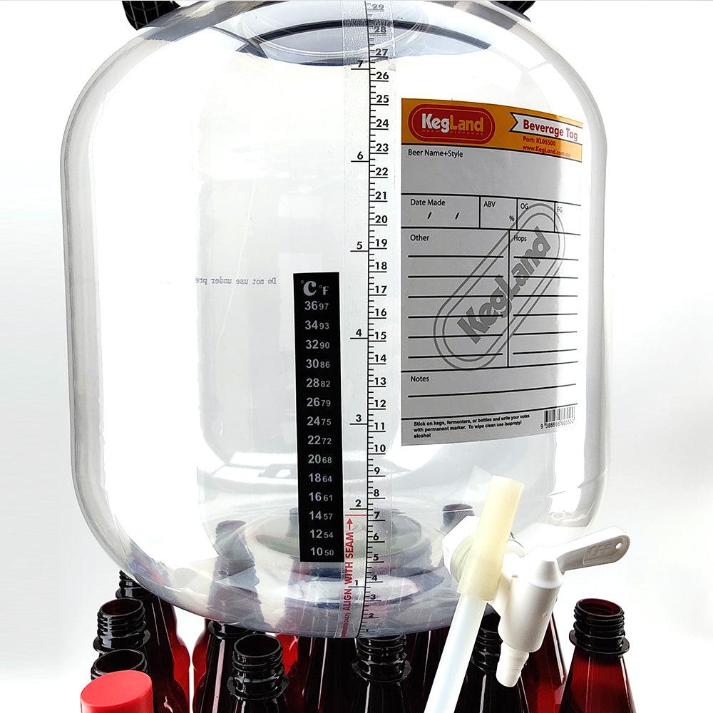 FermZilla - Flat Bottom 30L - PET Bottle Starter Kit - KegLand