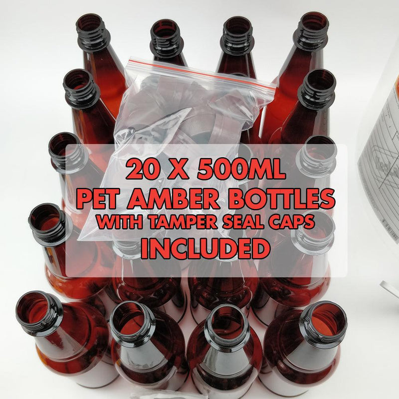 30L FermZilla Fermenter Home Brew Starter Kit with bottles