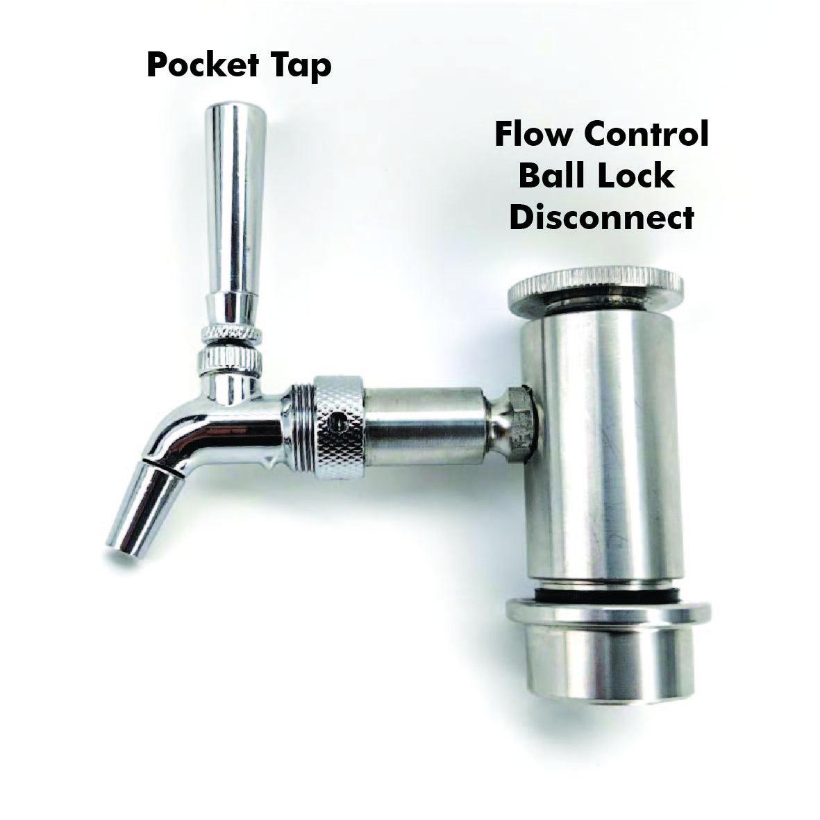 Flow control Ball Lock Disconnect - KegLand