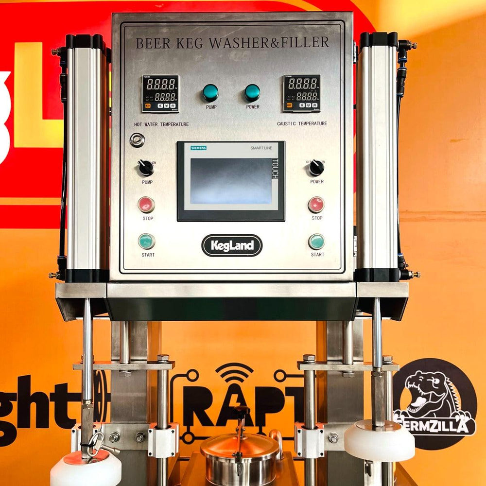 Fully Automated Commercial 2 Head Combination Keg Washer and Cleaner and Filler