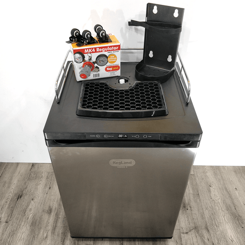 KegLand Series 4 Kegerator Base Fridge with Regulator