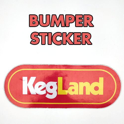 KegLand Bumper Sticker - KegLand