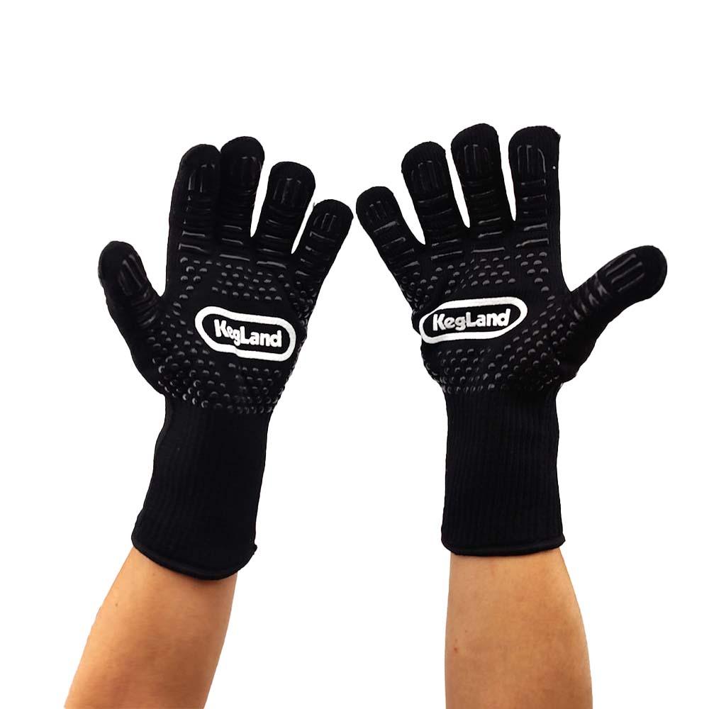 KegLand High Heat Resistant Gloves / Hizo Oven Mitts (M) - KegLand