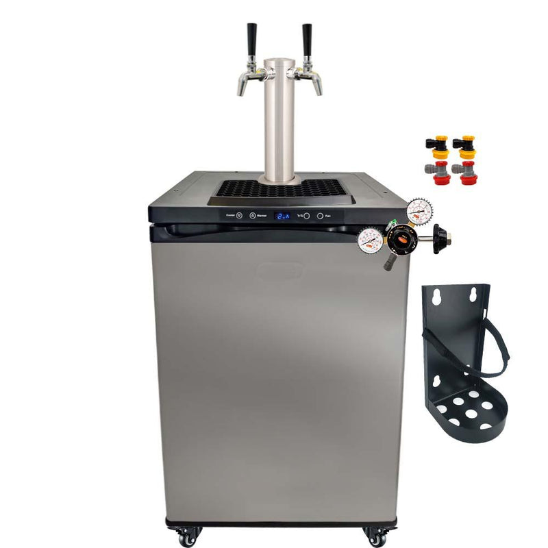 KegLand Kegerator Builder for Homebrewers Keg Fridge with Taps and Gas