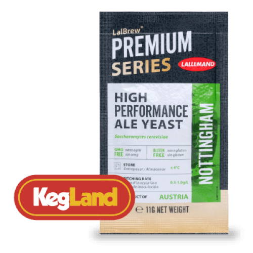 LalBrew Premium Series - Nottingham Yeast x 11g - KegLand