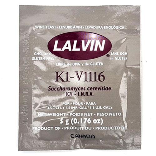 Lalvin - K1-V1116 Yeast x 5g - KegLand