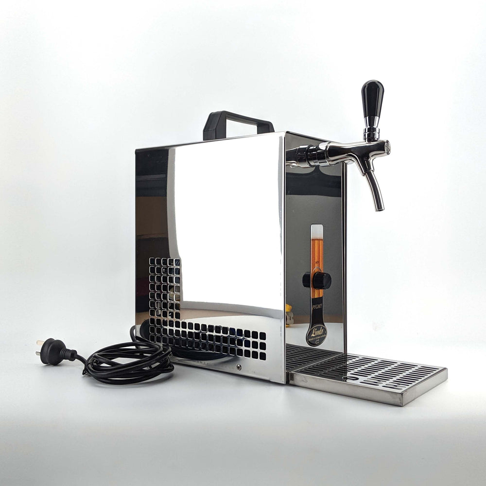 Lindr PYGMY 25K integrated pump, air compressor, bench top keg