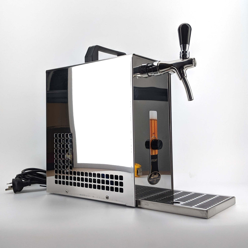 Lindr PYGMY 25K integrated pump, air compressor, bench top keg