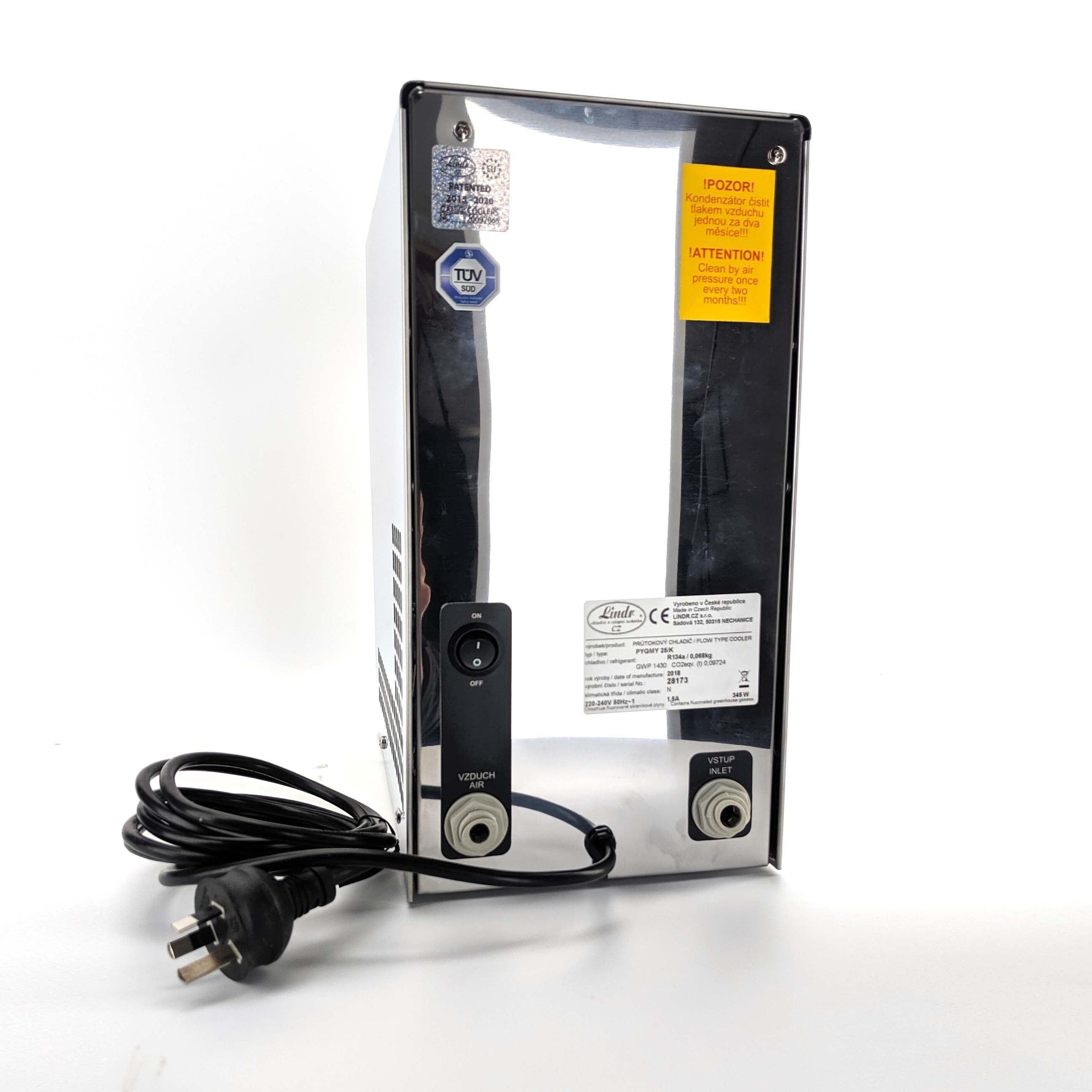 Lindr PYGMY 25K integrated pump, air compressor, bench top keg