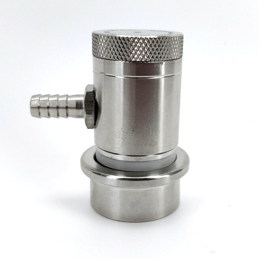 Machined Stainless Ball Lock Disconnect - Barb (Grey/Gas) - KegLand