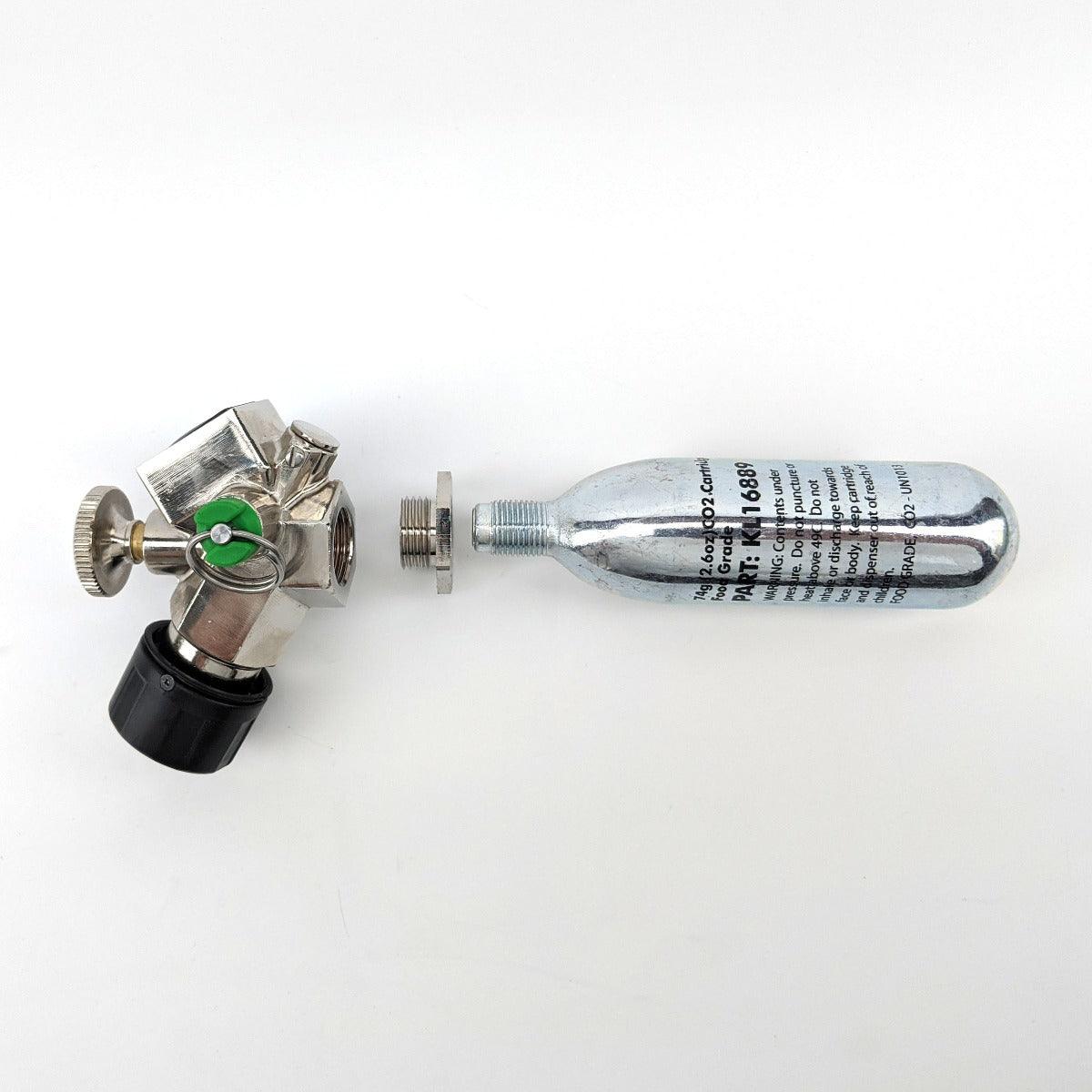 Mini Core 360 Adaptor for 74gram Cartridge/Bulb (G1/2 Male x 5/8-18UNF Female) - KegLand