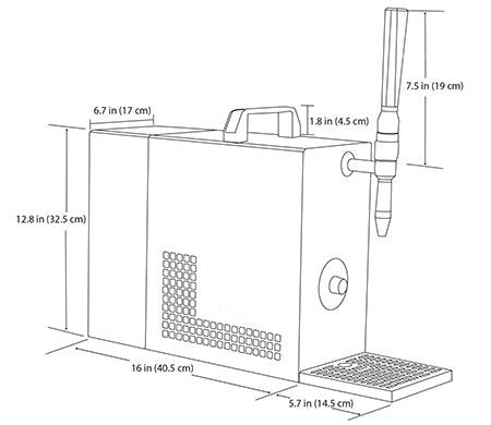 Nitro Cool Cold Brew Dispenser + 5L PE Canister - KegLand