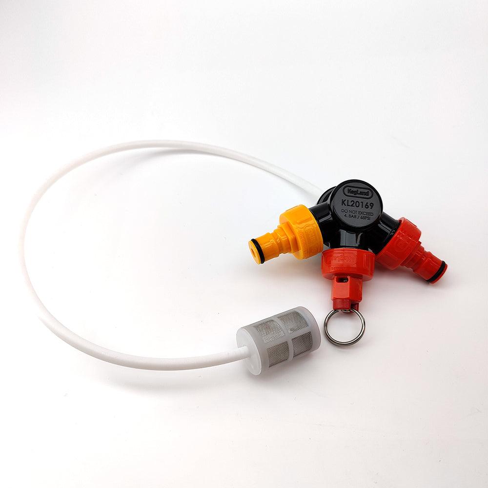 PCO38 Tapping Head Kit ( Silicone Elbow, Tube, PRV, Carbonation caps and Filter) - KegLand
