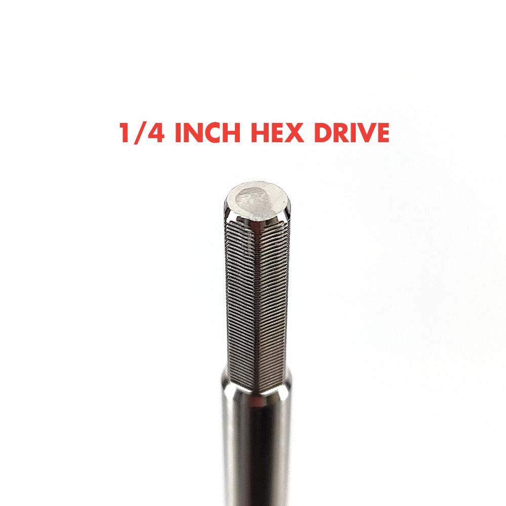 Premium Stainless Steel Drill Powered Mash Stirrer & Mixer - 1/4 Inch Hex Drive - KegLand