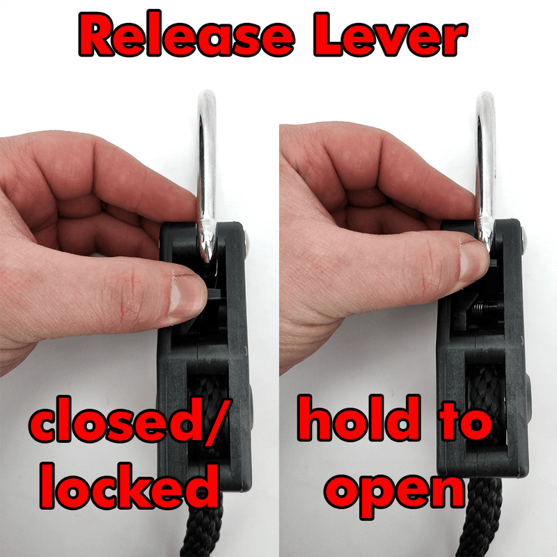 Ratchet Pulley 3/8" Rope 113kg Rating