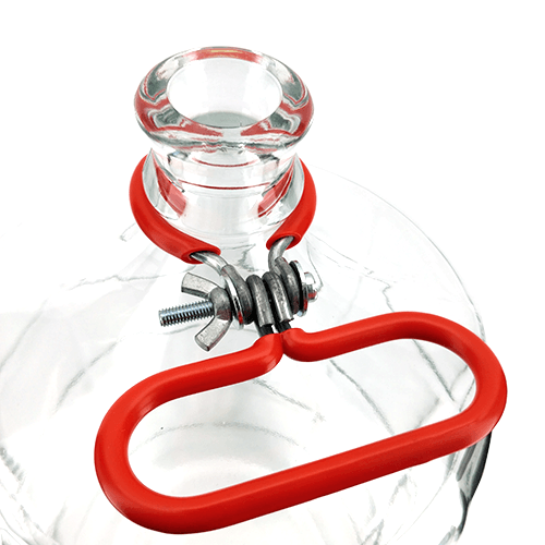 Red Carry Handle for 23L Carboy - Italian Glass Fermenter - KegLand