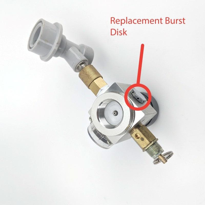 Replacement 3000psi Burst Disk for All In One Mini Regualtor - KegLand