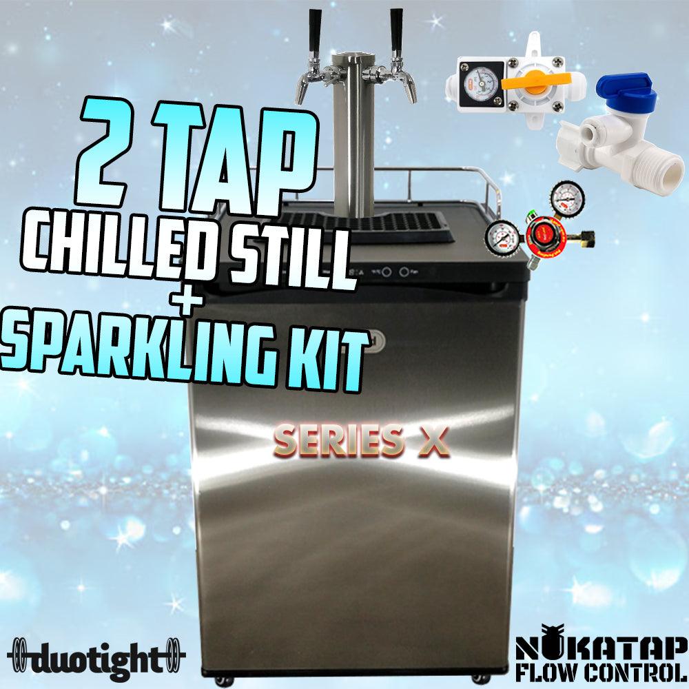 Series X Double Tap - Still + Sparkling Water Kit - KegLand