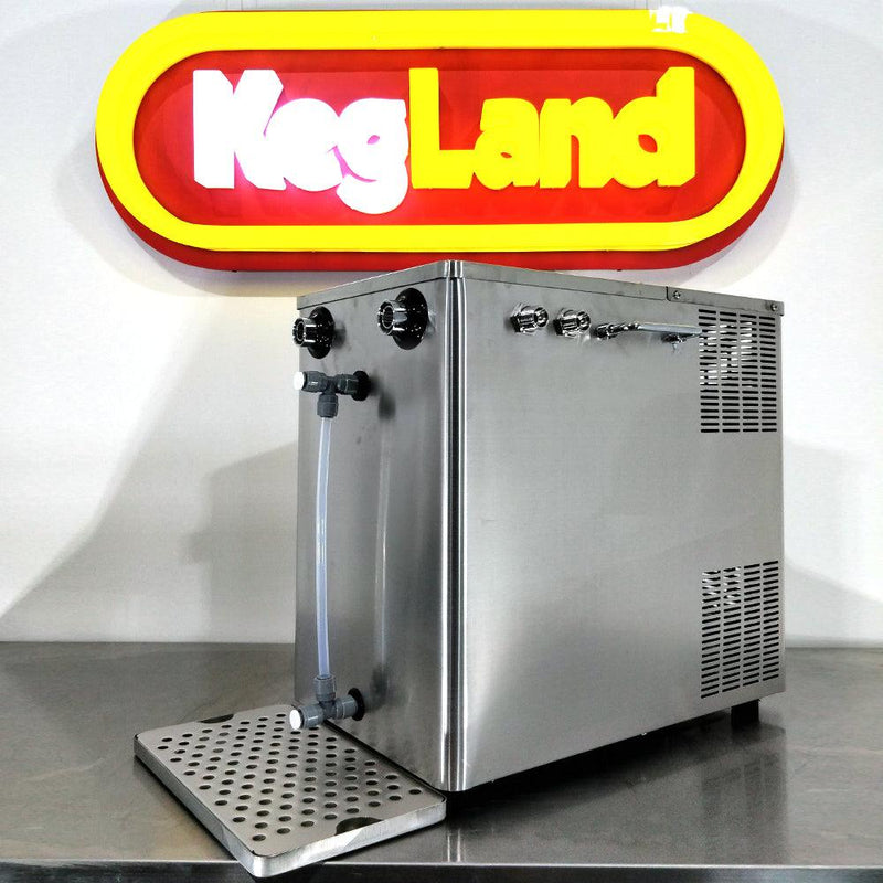 Stainless Steel Benchy Double Tap Bench Top Keg Dispensing Made Easy