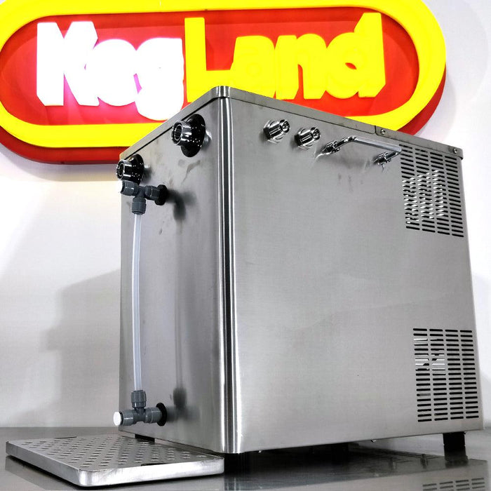 Stainless Steel Benchy Double Tap Bench Top Keg Dispensing Made Easy