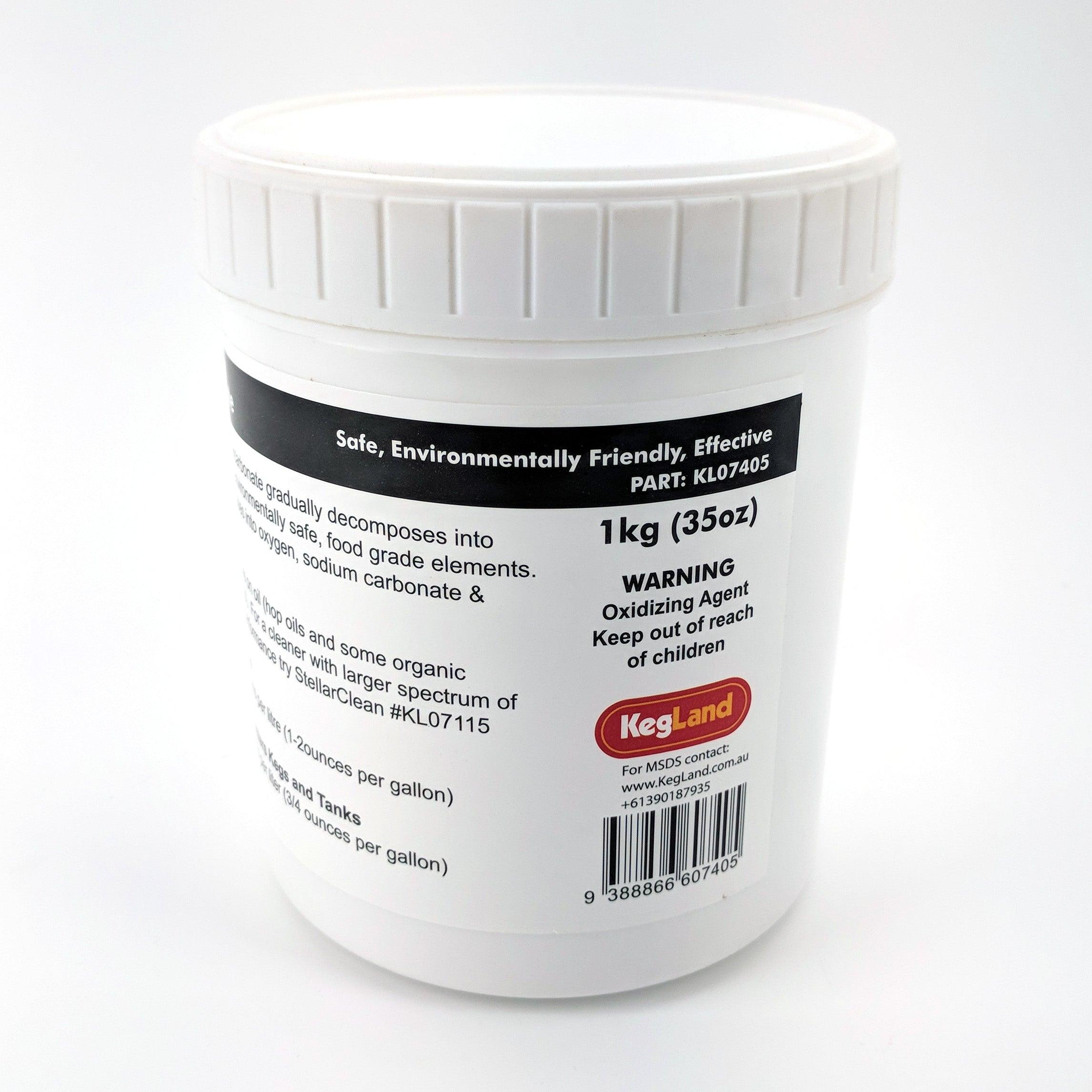 StellarOxy - 100% Pure Sodium Percarbonate 1Kg - KegLand