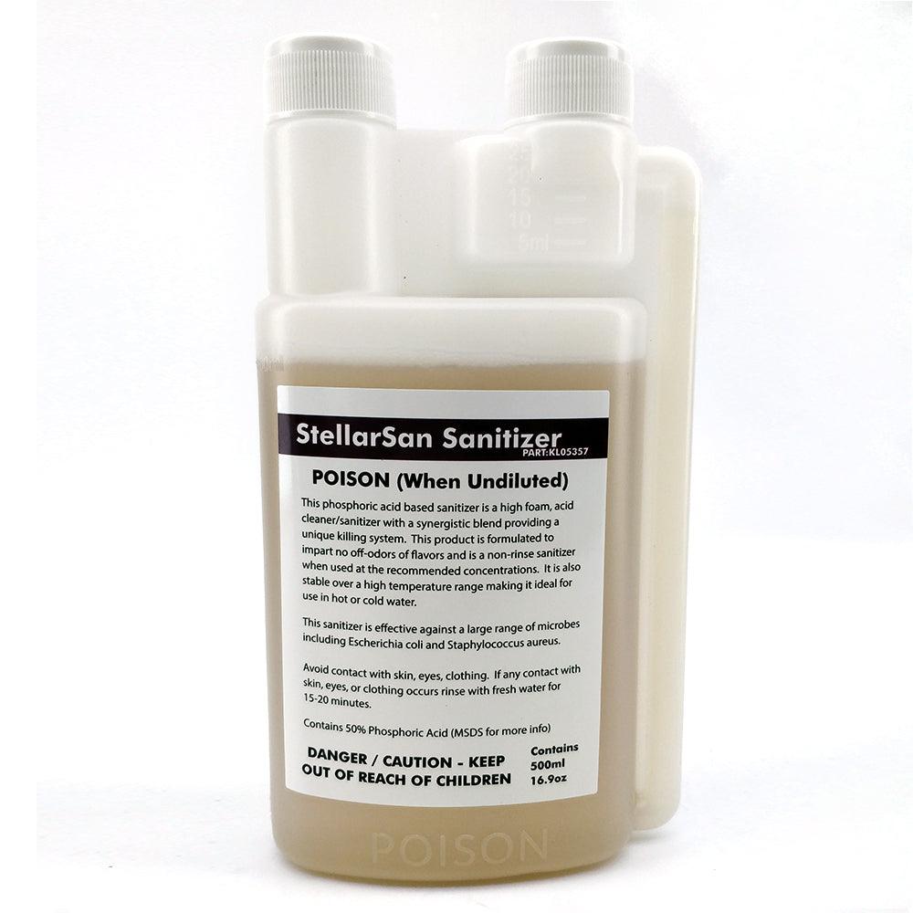 StellarSan Sanitizer - Phosphoric Sanitiser (500ml) 16oz - KegLand